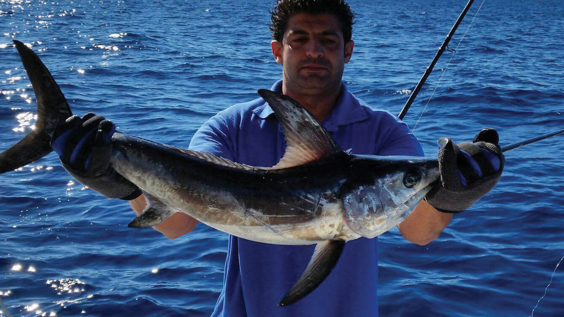 Swordfish fishing in Mallorca FISHING Alcudia with Captain Vince Riera